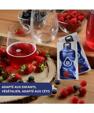 Bolero BANANA & STRAWBERRY 24x3g | Jus en poudre sans sucre dulcor la st via + vitamine C | pour enfants et sportifs | sans gluten v g talien | Go t banane et fraise - Buy Online on GoSupps.com