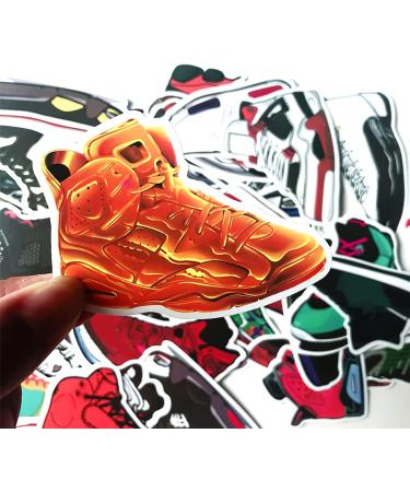 Basketball Shoe Stickers-100 Pcs | Waterproof Decals for Water Bottles, Skateboards, and More - Buy Online on GoSupps.com