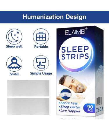 90 Pcs Gentle Sleep Strips for Snoring & Nasal Breathing - Buy Online on GoSupps.com