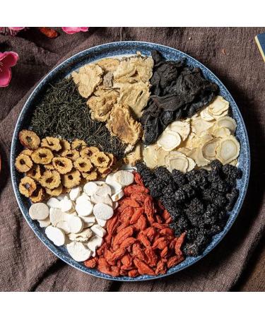 Ginseng Medlar Tea 150g/box Men's Health Tea Yellow Essence Yam Mulberry Eucommia Male Flower Substitute Tea Health Tea Nourishing Nutrition (150g(5g*30 bags)) - Buy Online on GoSupps.com