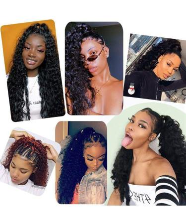 45cm Updo Bun Ponytail Hair Extension - Curly Wavy Synthetic Natural Horse Tail - Buy Online on GoSupps.com