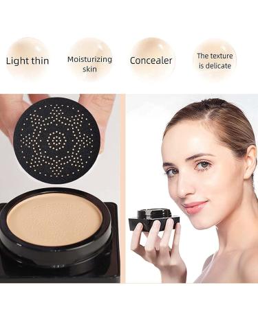WondernineLife Beauty Cream | Mushroom Head Air Cushion CC Cream & Waterproof Makeup Brush | Clear Cover Durable (Ivory A B) - 100g - Buy Online on GoSupps.com