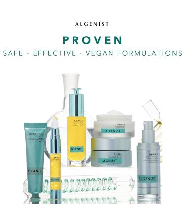 Algenist GENIUS Ultimate Anti-Aging Vitamin C+ Serum | Vegan Brightening Serum with Alguronic Acid & Microalgae Oil | Non-Comedogenic & Hypoallergenic Skincare 1 Fl Oz - Buy Online on GoSupps.com