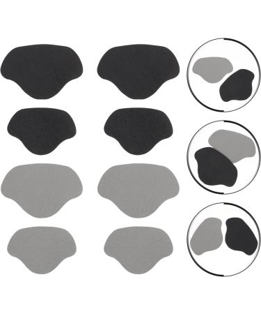 Exceart 8-Piece Premium Heel Handle Liner - Self-Adhesive Repair Heel Hole Patch for Comfortable Shoe Adaptation (Black/Gray) - International Shipping Available - Buy Online on GoSupps.com