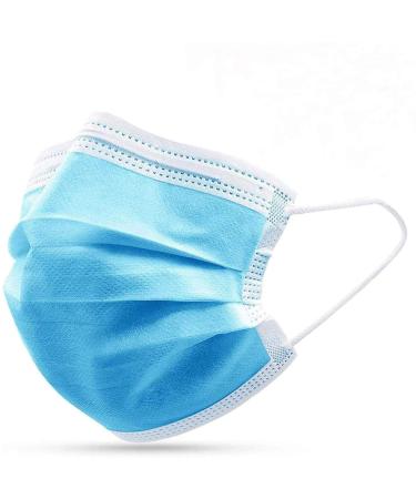 TATUBE 50Pcs Mouth  Disposable Face Mask for Unisex Outdoor  Protection Anti Dust Mask