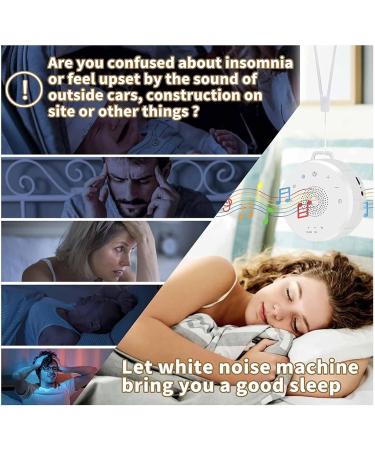 Apvrosiait Portable Audio for Adults and Babies Timer White Noise Machine 19 Non-looping Sounds Suitable for Travel and Gifts (Color : C) - Buy Online on GoSupps.com