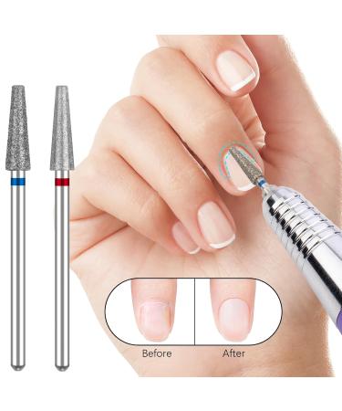 Difenni Cuticle Nail Drill Bits Set with Storage Case - Fine & Medium Grit | 3/32 Shank Efile Bits for Nail Prep and Manicure Pedicure Tools - Buy Online on GoSupps.com