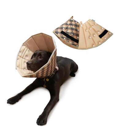Nobleguard Halskrause Dog - Lick protection for different breeds - robust breathable easy to clean - supports recovery - adjustable neck collar - soft and stable - protective collar |XL - Buy Online on GoSupps.com
