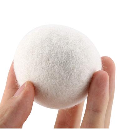 Wool Dryer Balls Dryer Balls Laundry Reusable 6Pcs 6cm Wool Balls Replaces Dryer Sheets Dryer Balls Reduces Clothing Wrinkles and Saves Drying Time for Dryer