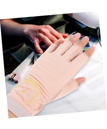 Beaupretty 1 Pair Manicure Gloves Anti Uv Protective Gloves for Manicure Uv Gloves for Gel Manicures Uv Protection Gloves for Manicure Uv Gloves for Nail Cotton Nail Lamp - Buy Online on GoSupps.com