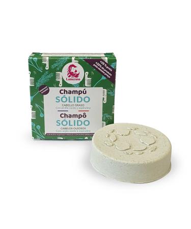Lamazuna - Solid shampoo with Spirulina for oily hair - 70 ml