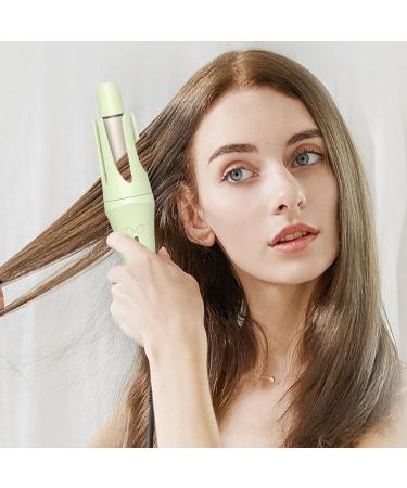 caits Hair Curler Automatic Fast Heating Rotating Curler Detangling Curling Wand - Negative Ions Hair Crimper Rotating Curling Wand Waver Hair Tool for Women Men 28MM Green - Buy Online on GoSupps.com