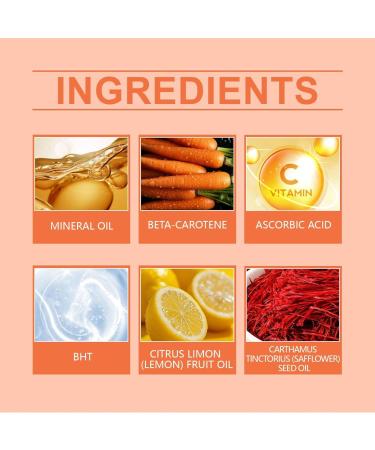 Whitening Oil Super Whitening Oil Body Skin Lightening Carrot Oil Korean Essential Oil Whitening And Freckle Removing Essence Facial Oil Dark Spot Corrector Serum For Face & Body (1) - Buy Online on GoSupps.com