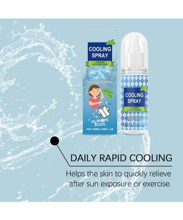 Refreshing for Hot Weather | 50ml Outdoor Cooling - Natural Daily Commutes Beach Golf Sports Hiking Travel - Buy Online on GoSupps.com