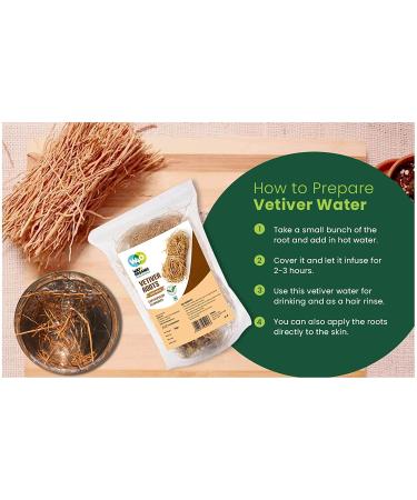 Vetiver Root (50g) Young Roots | Natural Herbal Coolant - Way4Organic - Buy Online on GoSupps.com