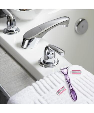Bic Click 5 Soleil Women's Razor Refills - 3 Blades, Lubricating Strip - Purple, 4 Cartridges - Buy Online on GoSupps.com