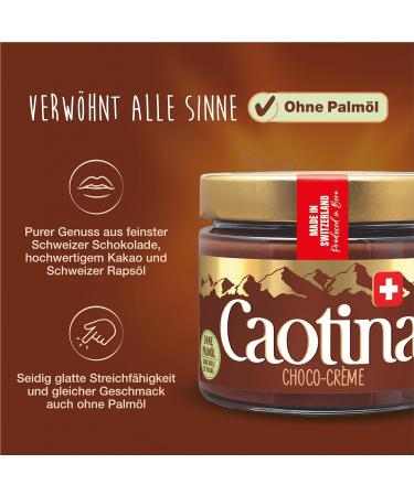 Caotina Creme Chocolat 300g - Delicious Chocolate Spread | 3 Pack | International Shipping Available - Buy Online on GoSupps.com
