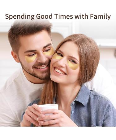 SULIVES Gold Under Eye Gel Patches Anti-Aging Eye Masks for Puffiness Dark Circles Hydration Firming & Brightening (30 Pairs) - Buy Online on GoSupps.com