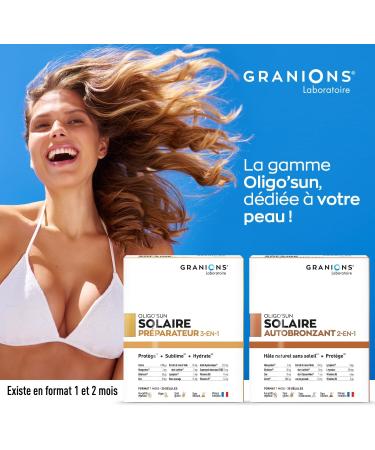  Granions Oligo'Sun 3-in-1 Solar Preparation 60 Capsules - Buy Online on GoSupps.com