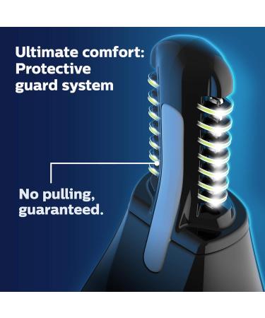 Philips Norelco Nose Trimmer 5000 NT5600/42 - Black/Silver for Nose, Ears, Eyebrows - Buy Online on GoSupps.com