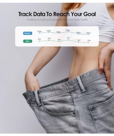 WeGuard Digital Bathroom Wireless Smart BMI Body Composition Analyzer - Syncs 15 Data Points with Fitness Apps (Black) - Buy Online on GoSupps.com