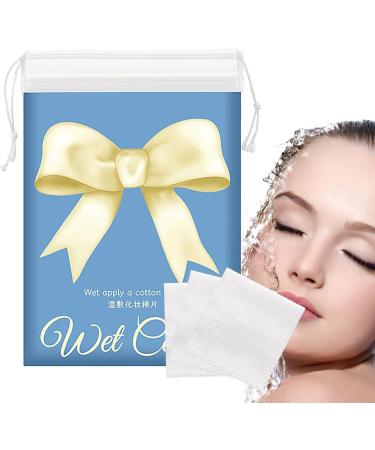 Cotton Pads for Makeup Removal Pack of 200 Wet Compress Cotton Sheets Super Fit Face Cleansing Pads Breathable Pads for Cosmetics Removal All Skin Types - Buy Online on GoSupps.com