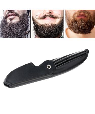 Folding Beard Comb - Portable Mustache & Beard Styling Comb for Travel | Perfect Gift for Dad Boyfriend Husband - Buy Online on GoSupps.com
