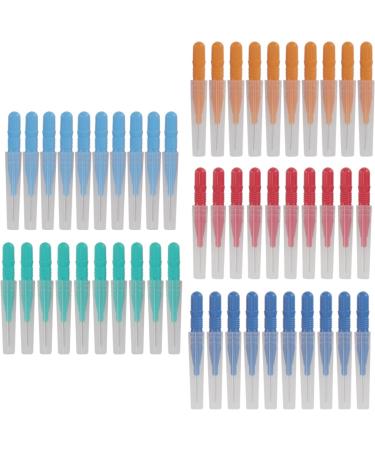 Buy 50-Part Interdental Brush Set | Practical Tooth Cleaning for Caries Prevention | Orthopedic Crown & Bridge Care | Multi-Color Options - Buy Online on GoSupps.com