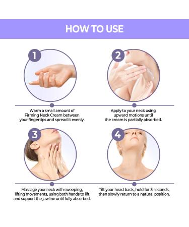 Korean Neck Firming Cream For Deep Neck Wrinkles Loose Skin & Neckline Care Peptide & Adenosine Tightening Cream with Hyaluronic Acid - Made in Korea 1.7 fl oz Purple1.7 1.7 Fl Oz (Pack of 1) - Buy Online on GoSupps.com