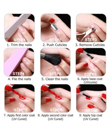 Color Changing Gel Nail Polish Gift Set - Senvenski Thermal Chameleon, Glitter Soak Off Manicure Kit - Buy Online on GoSupps.com