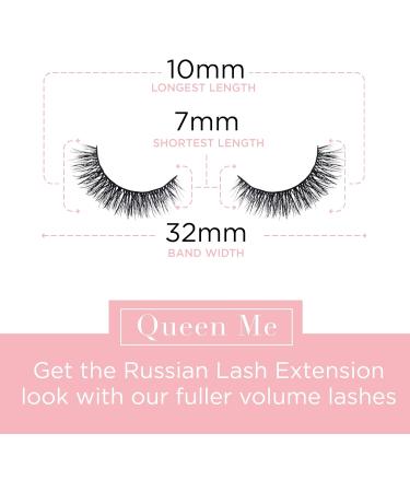 QUEEN ME & INTO U L.W.I Magnetic Lash Vanity Gift Box | Classic Russian Lash Look | Hybrid Magnetic Eyeliner & Remover Pen | Vegan Magnetic Lash & Liner Gift Set - Buy Online on GoSupps.com