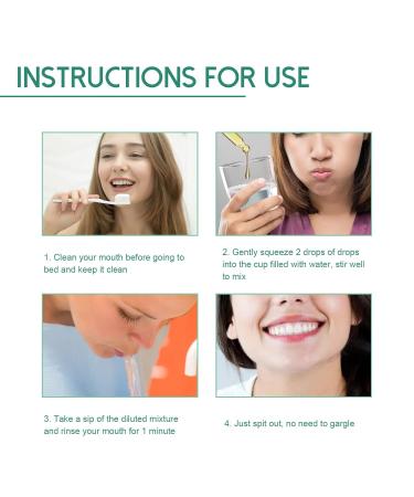 Gum Relief Drops Natural Ingredients Regrowth Treatment Stain Removal Dry Mouth and Bad Breath Relief for Adults 1 FL Oz - Buy Online on GoSupps.com