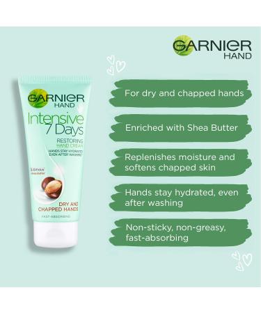 Garnier Body 7 Days Shea Hand Cream 100ml - Nourishing Moisturizer for Soft Hands | Buy Internationally - Buy Online on GoSupps.com
