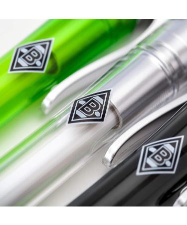 Borussia M nchengladbach Ballpoint Pen Set | Official Fan Merchandise | Black White Green & Silver VfL Diamond - Perfect for Fans - Buy Online on GoSupps.com