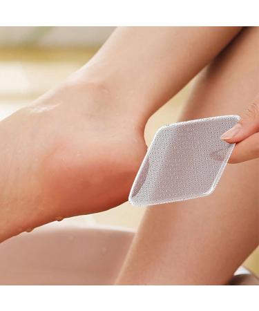 Foot Callus Remover Glass Callus Remover Glass Transparent Foot File Portable Reusable Callus Shaver User-friendly Foot File for Removing Dry Skin and Hard Skin Diamond - Buy Online on GoSupps.com