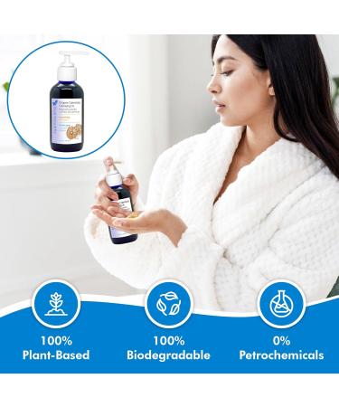 Blue Beautifly USDA Organic Calendula Cleansing Oil | Removes Makeup & Cleanses Pores | Apricot Oil & Turmeric Extract | 4 fl oz - Buy Online on GoSupps.com