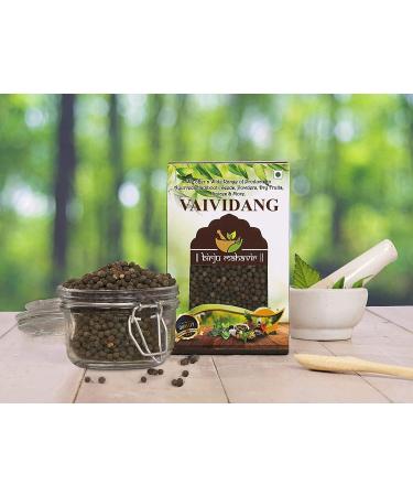 AOZA BIRJU MAHAVIR VaividangBai BidangVidangaEmbelia RibesFalse Black Pepper Natural 100 Gram (BMKB-186) - Buy Online on GoSupps.com