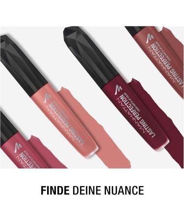  Manhattan Manhattan Lasting Perfection Matte Liquid Lipstick Colour 350 Coral Sass Ultra Matte 7 ml - Buy Online on GoSupps.com