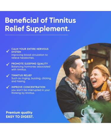veryherbs Tinnitus Relief for Ringing Ears 120 Capsules with Vitamin C & B Complex Supports Ear Health - Buy Online on GoSupps.com