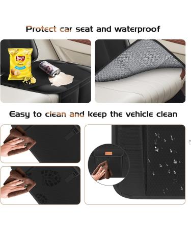 Smart eLf Car Seat Protectors for Kids - Front/Back Seat Cover Set with Storage - Protects Upholstery from Stains & Damage - Buy Online on GoSupps.com