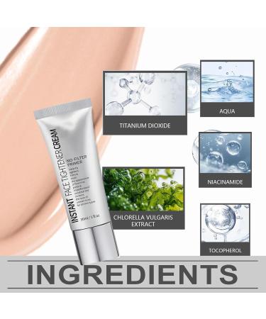 Face Tightener No-Filter Primer Instant Tightener No-Filter Primer Skin Tightener Primer Face Makeup Face Blurring Primer for Face Before Makeup 1 Fl. Oz.Face Primer Makeup - Buy Online on GoSupps.com