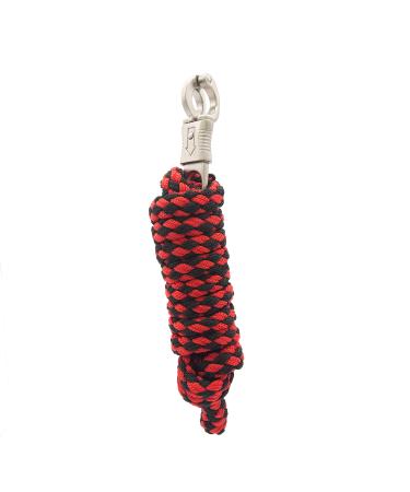 Pfiff 101933 Lead rope braided panic hook red length 210 cm