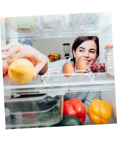 STOBAZA 1 Set Refrigerator Eggs Acrylic Egg Holder Egg Container Egg Storage Organizer Egg Tray Storage Box - Buy Online on GoSupps.com