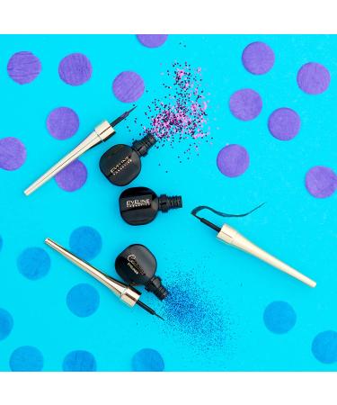 Eveline Cosmetics Ultra-Precision Eyeliner - Ink Bottle with Widelash 3 ml Black | International Shipping Available - Buy Online on GoSupps.com
