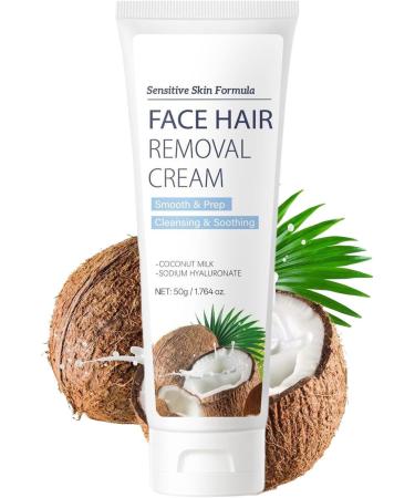 Cr me d pilatoire pour le visage pour femme | Formule douce | R duit la repousse des poils - Cr me pilation du visage adapt e aux peaux sensibles - 50 g - Buy Online on GoSupps.com