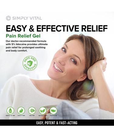 Hemorrhoid Treatment Cream Gel | Fast-Acting Pain Relief | Made in USA | 5% Lidocaine | Heal Fissures - Buy Online on GoSupps.com