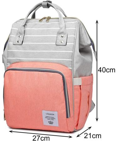 Multi-Function Diaper Bag for Baby Care Travel Backpack Nappy Bags Handbags Large Capacity Purple - Buy Online on GoSupps.com