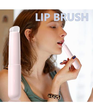 WPSAGEK Silicone Lip Applicator | Reusable Multifuntional Lip Brush for Lipstick Lip Balm & Gloss - Perfect Pink Round Head Aligner - Buy Online on GoSupps.com
