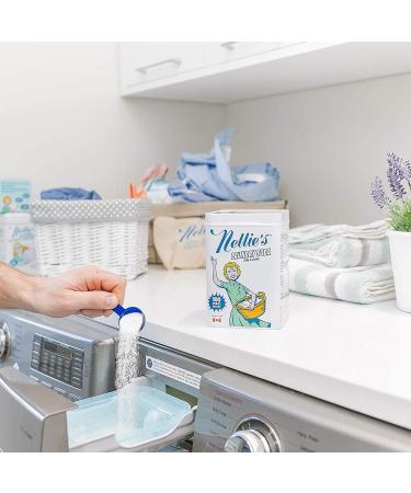 Nellie's Laundry Soda 400 Load Bucket - Unscented 14 lb - Eco-Friendly Cleaning (1 Pack) - Buy Online on GoSupps.com