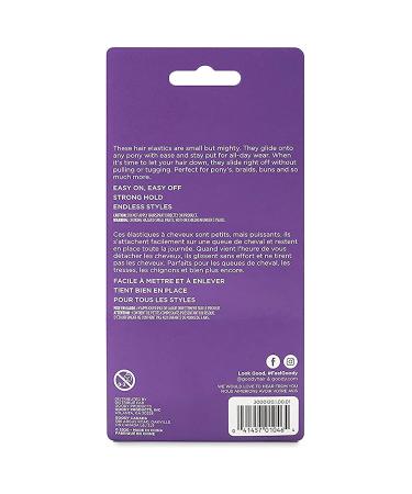 GOODY Ouchless Clear Polyband Elastic Hair Ties - 250 Count | Fine Hair Accessories for Pain-Free Styling & Secure Hold - Buy Online on GoSupps.com